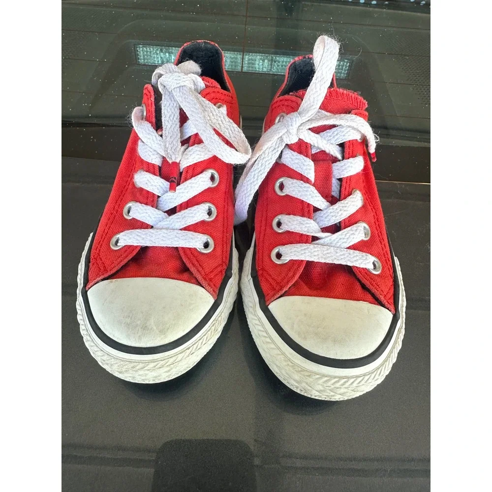 Converse All Star Crayola Scarlet Low Top Toddler Sneaker‎ Size 11 Orange Shoes